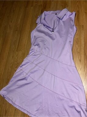 Amazon Essentials Lavender Polo Dress